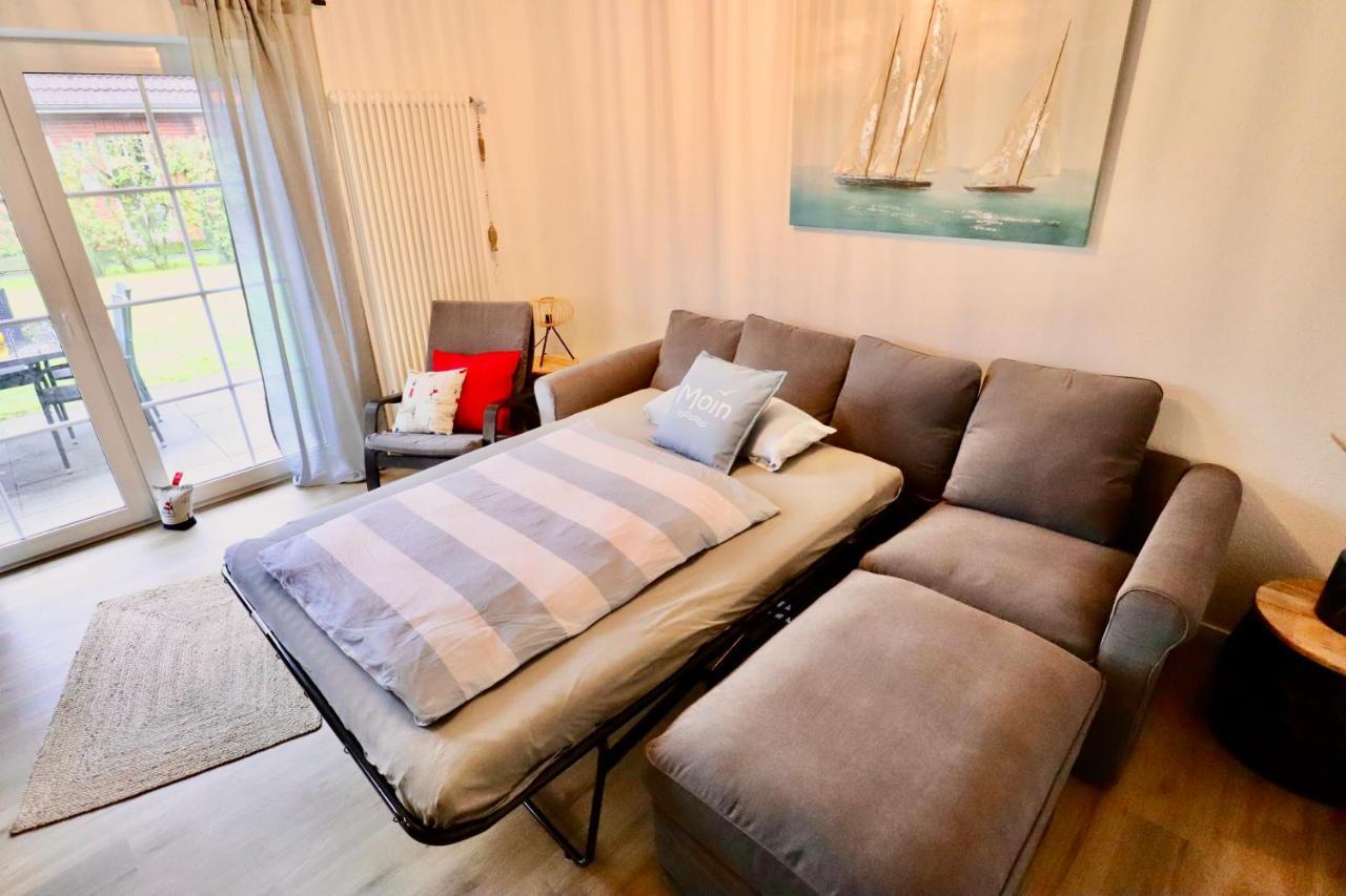 Nessmersiel, Renovierte Erdgeschosswohnung Mit Garten In Deichnaehe, Wallbox, Bettwaesche Inklusive Neßmersiel エクステリア 写真